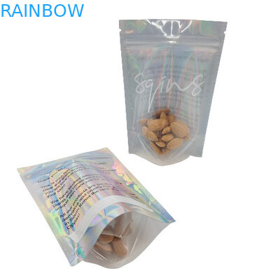 ভোজ্য খাদ্য প্যাকেজিংয়ের জন্য কাস্টমাইজড মাইলার অ্যালুমিনিয়াম ফয়েল জিপ লক ব্যাগ