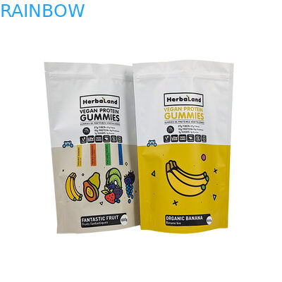 ভোজ্য খাদ্য প্যাকেজিংয়ের জন্য কাস্টমাইজড মাইলার অ্যালুমিনিয়াম ফয়েল জিপ লক ব্যাগ