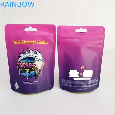 প্লাস্টিক ফয়েল ভেষজ ধূপ প্যাকেজিং মাইলার ব্যাগ স্ট্যান্ড আপ পাউচ গাঁজা ফুল