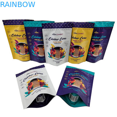 স্ট্যান্ড আপ স্ন্যাক ফুড প্লাস্টিক ব্যাগ জিপার মাইলার পাউচ প্যাকেজিং ক্যান্ডি কুকি