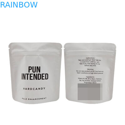 14g স্ট্যান্ড আপ পাউচ অ্যালুমিনিয়াম প্যাকেজিং ব্যাগ খাদ্য গ্রেড ভোজ্য প্লাস্টিক স্তরিত