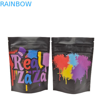 কাস্টম প্রিন্টেড মাইলার প্যাকেজিং ব্যাগ গন্ধ প্রুফ স্ট্যান্ড আপ হলোগ্রাম কুকি 30 মাইক্রোন