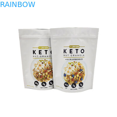 রঙিন অ্যালুমিনিয়াম প্যাকেজিং মাইলার ব্যাগ 3.5 গ্রাম স্ব-সহায়ক স্ট্যান্ড আপ জিপার পাউচ