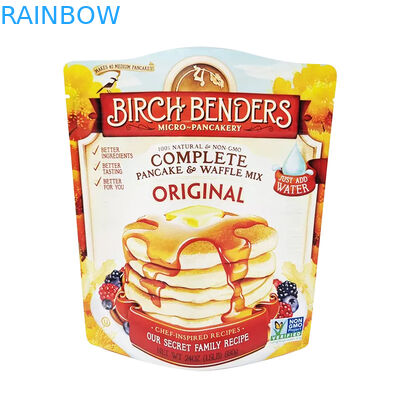 রঙিন অ্যালুমিনিয়াম প্যাকেজিং মাইলার ব্যাগ 3.5 গ্রাম স্ব-সহায়ক স্ট্যান্ড আপ জিপার পাউচ