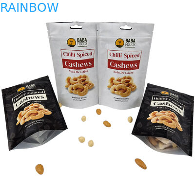 মুদ্রিত প্লাস্টিক রিসিলেবল মাইলার পাউচ ব্যাগ 3.5g সফট টাচ প্যাকেজিং জিপার সহ