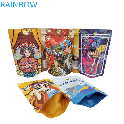 জিপার ভোজ্য 250 গ্রাম কফি বার র্যাপার রিসিলেবল স্ট্যান্ড আপ পাউচ সহ ফুড প্যাকেজিং