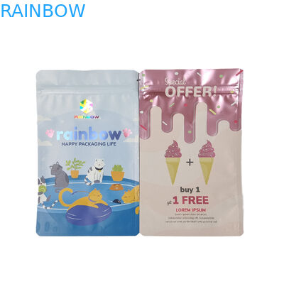 ফুড গ্রেড প্যাকেজিং কাস্টম ম্যাট অ্যালুমিনিয়াম ফয়েল ভোজ্য মাইলার স্ন্যাক জিপ লক ব্যাগ