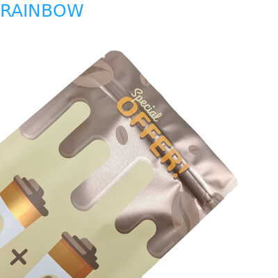 ক্যান্ডি/স্ন্যাক/কফি/পেট ফুড মাইলার ব্যাগের জন্য ভোজ্য ফয়েল স্ট্যান্ড আপ জিপার পাউচ 100 গ্রাম প্লাস্টিক