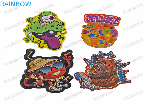 ডাই কাট অনিয়মিত 3.5 গ্রাম স্ন্যাক ব্যাগ বিশেষ আকৃতির খাদ্য প্লাস্টিক জিপলক প্যাকেজিং মাইলার ব্যাগ