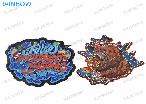 ভোজ্য মাইলার ব্যাগ ডাই কাট পিসিয়াল আকৃতির প্লাস্টিক পাউচ সহ জিপলক 3.5 গ্রাম ক্যান্ডি কুকি ব্যাগ