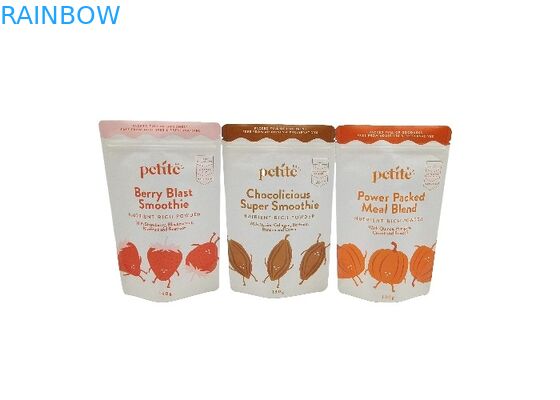 বায়োডিগ্রেডেবল ক্রাফট পেপার স্ট্যান্ড আপ ব্যাগ ফুড প্যাকেজিং পাউচ