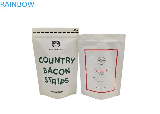 চা অ্যালুমিনিয়াম ফয়েল স্ট্যান্ড আপ ব্যাগ গন্ধ প্রমাণ অ্যালুমিনিয়াম ফয়েল জিপলক থলি