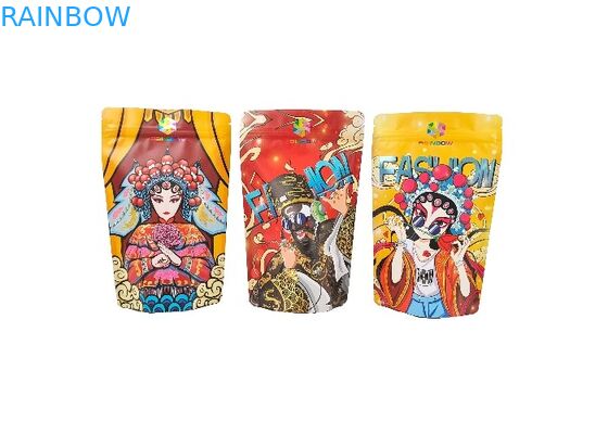 ফুড পিনাট ক্যান্ডি নাট ডেজার্ট স্টোরেজ স্ট্যান্ড আপ মাইলার ফুড ব্যাগ রিসিলেবল জিপলক সহ