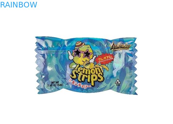 কাস্টম প্রিন্টেড 3.5g 0.125oz গন্ধ প্রুফ জিপলক মাইলার ব্যাগ বিশেষ ডাই কাট অনিয়মিত আকার