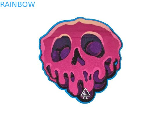 3.5g - 28g হলোগ্রাম অ্যালুমিনিয়াম ফয়েল মাইলার ব্যাগ ম্যাট ফিনিশ অনিয়মিত বিশেষ আকৃতির