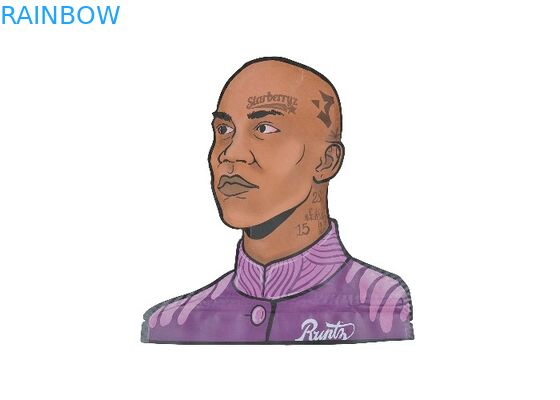 কাস্টম প্রিন্টেড 3.5g ডাই কাট মাইলার ব্যাগ ম্যাট স্মেল প্রুফ চাইল্ড প্রুফ জিপলক