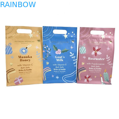 কাস্টম ডিজিটাল প্রিন্টিং প্রাইভেট লেবেল স্পা উপহার প্রাকৃতিক ইপসাম লবণ স্নান লবণ প্যাকেজিং ব্যাগ মাইলার ব্যাগ 250 গ্রাম শরীরের স্ক্রাব জন্য