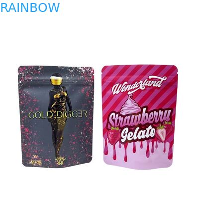 মিনফ্লাই ডিজিটাল প্রিন্টিং কাস্টম অ্যালুমিনিয়াম ফয়েল পুনরায় সিলযোগ্য স্ট্যান্ড আপ গন্ধ প্রতিরোধী জিপার মাইলার প্যাকেজিং পকেট ব্যাগ খাদ্যের জন্য