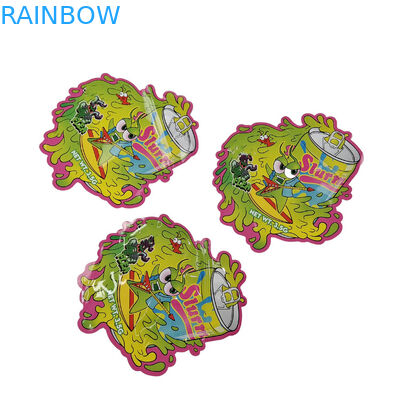 কাস্টম ফর্ম জিপার ডিজিটাল প্রিন্টিং ব্যাগ 3.5g 7g 14g কুকি অ্যালুমিনিয়াম ফয়েল মাইলার ব্যাগ