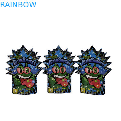 কাস্টম ফর্ম জিপার ডিজিটাল প্রিন্টিং ব্যাগ 3.5g 7g 14g কুকি অ্যালুমিনিয়াম ফয়েল মাইলার ব্যাগ