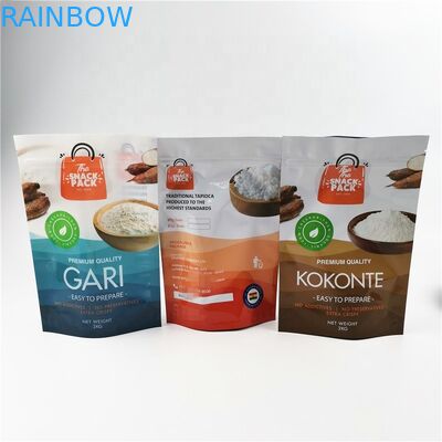 কাস্টমাইজড প্লাস্টিক প্যাকেট গ্রাভুর প্রিন্টিং ফুড প্যাকেজিং ব্যাগ সঙ্গে জিপার