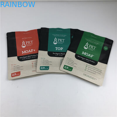 হোলোগ্রাম ফয়েল গন্ধ প্রতিরোধী ব্যাগগুলি হ্যান্ডেল সহ কাস্টম মুদ্রিত স্ন্যাকস পাউচগুলি শুকনো ফুল প্যাকেজিং ব্যাগ