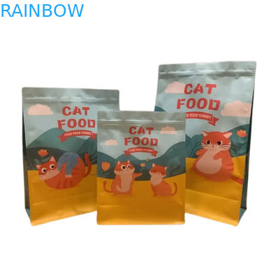 কুকুরের জন্য ট্রিট প্যাকিং ব্যাগগুলির জন্য অশ্রু খাঁজ সহ পশু খাদ্যের ব্যাগ