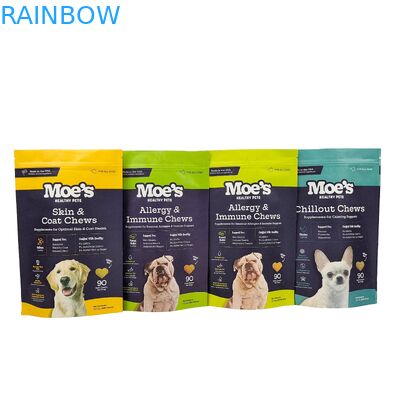 কাস্টম ভোজ্য প্লাস্টিক প্যাকেজিং বায়োডেগ্রেডেবল ব্যাগ অ্যালুমিনিয়াম ফয়েল জিপ লক ডয়প্যাক চা কফি স্ন্যাক জন্য