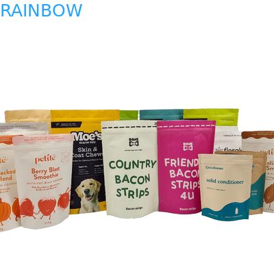 পাইকারি কাস্টম মুদ্রিত বায়োডেগ্রেডেবল উচ্চ মানের ক্রাফ্ট কাগজ পুনর্ব্যবহারযোগ্য ডয়প্যাক খাদ্য গ্রেড জিপলক প্লাস্টিকের ব্যাগ