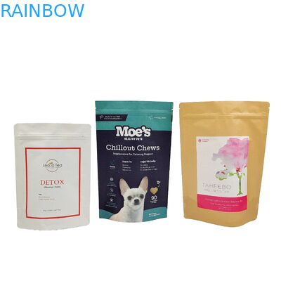 উচ্চ মানের কাস্টম ডিজাইন মুদ্রিত জৈববিন্যাসযোগ্য জিপলক ডয়প্যাকের সাথে পুনরায় সিলযোগ্য ব্যাগ