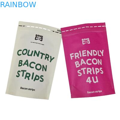 বায়োডেগ্রেডেবল ডয়প্যাক পুনর্ব্যবহারযোগ্য কাস্টম স্ট্যান্ড আপ প্যাকেজ জিপ লক সহ ক্রাফ্ট পেপার ব্যাগ ভোজ্য প্যাকেজিং ব্যাগ