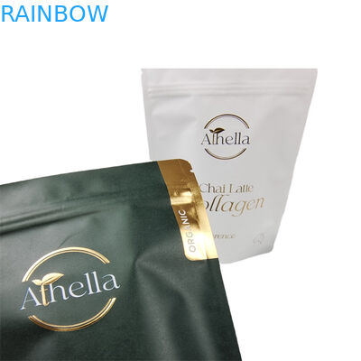 বায়োডেগ্রেডেবল স্ট্যান্ড আপ ক্রাফ্ট পেপার ব্যাগ জন্য ভোজ্য গাম্মি কফি চা ব্যাগ স্ন্যাকস খাদ্য প্যাকেজিং ব্যাগ