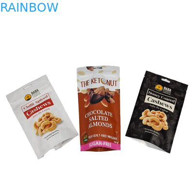 ক্যাশু নট ফুড গ্রেড জিপার ব্যাগ স্ট্যান্ড আপ অ্যালুমিনিয়াম ফয়েল প্লাস্টিকের পকেট জিপার মাইলার ব্যাগ