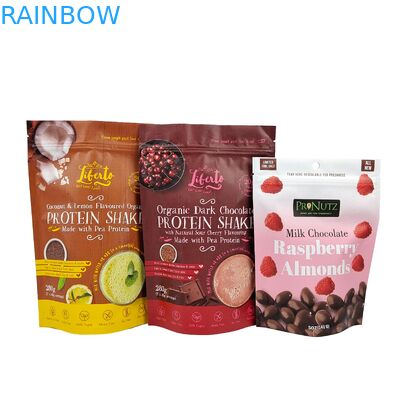 ক্যাশু নট ফুড গ্রেড জিপার ব্যাগ স্ট্যান্ড আপ অ্যালুমিনিয়াম ফয়েল প্লাস্টিকের পকেট জিপার মাইলার ব্যাগ