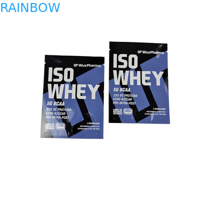 থ্রি সাইড সিল ফয়েল প্যাকেজ প্যাকেজিং আপনার 10g সম্পূরক শক্তি নমুনা প্যাকেজ রাখুন