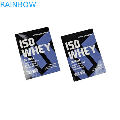 থ্রি সাইড সিল ফয়েল প্যাকেজ প্যাকেজিং আপনার 10g সম্পূরক শক্তি নমুনা প্যাকেজ রাখুন