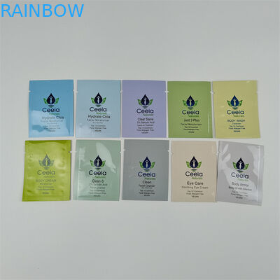 পেশাদার কসমেটিক প্যাকেজিং ব্যাগ Max.10 রং ফ্ল্যাট ব্যাগ বিনামূল্যে নমুনা প্যাকেজ