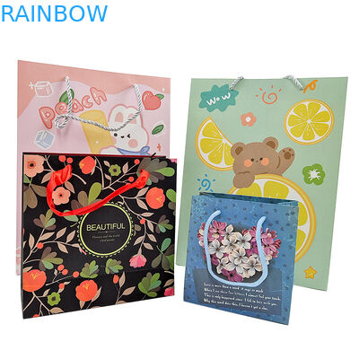 পাইকারি কাস্টম মুদ্রিত লোগো বিলাসবহুল উপহার কাগজ ব্যাগ খুচরা বুটিক শপিং কাগজ ব্যাগ