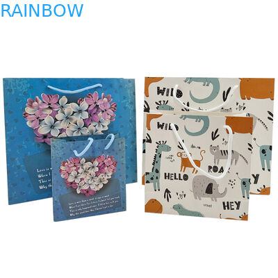 কাস্টমাইজেশন প্যাকেজিং কাগজ ক্রেফট ব্যাগ উচ্চ মানের জৈববিন্যাসযোগ্য শপিং ব্যাগ কাপড়ের ব্যাগ