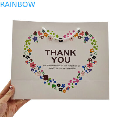 কাস্টমাইজড কাপড় প্যাকিং কারুশিল্প বাদামী কাগজ ব্যাগ খাদ্য গ্রেড শপিং ব্যাগ