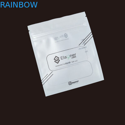 কাস্টম প্রিন্টিং অ্যালাইনার্স ব্যাগ ক্লিয়ার ডেন্টাল প্যাকিং জিপ লক তাপ সিলিং ব্যাগ দাঁত সাদা করার জন্য পরিষ্কার মাইলার ব্যাগ