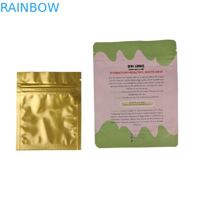 চকচকে ফিনিস ফ্রন্ট উইন্ডো মাইলার পকেট জন্য ক্যান্ডি ফুল জিপলক ব্যাগ গন্ধ প্রুফ স্ট্যান্ড আপ পকেট