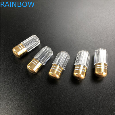 অষ্টভুজ স্টাইলের প্লাস্টিকের ওষুধের পাত্রে ধাতব স্পাউট দিয়ে পুরুষ বর্ধনশীল পিলের জন্য