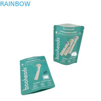 বায়োডেগ্রেডেবল ব্যাগ জন্য শরীরের লোশন স্নান লবণ ঝরনা জেল খাদ্য প্যাকেজিং ব্যাগ জিপ লক স্ট্যান্ড আপ পকেট