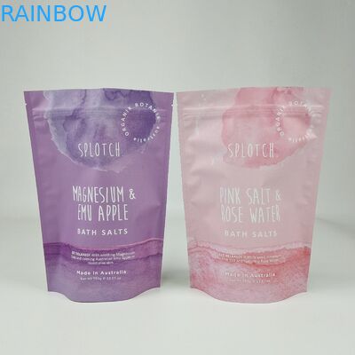 কাস্টমাইজড 500pcs 1000pcs Low Moq জিপার লক ফুড ক্যান্ডি প্যাকেজিং কাস্টম ডিজিটাল প্রিন্টিং রিসেল স্ট্যান্ড আপ পকেট