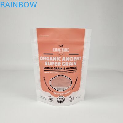 কাস্টম লোগো ফুড প্যাকেজিং গন্ধ প্রতিরোধী জিপ স্ব সিল স্ট্যান্ড আপ পকেট ম্যাট ফিনিস ধাতব প্রভাব মুদ্রিত স্ট্যান্ড আপ জিপ