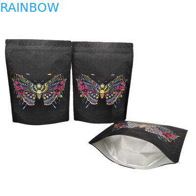 পাইকারি কাস্টম ইকো ফ্রেন্ডলি ক্রাফ্ট পেপার প্যাকেজিং ব্যাগ স্পট ইউভি পুনরায় সিলযোগ্য মাইলার ব্যাগগুলির সাথে মশলা প্রোটিন পাউডার