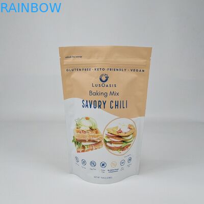 কাস্টমাইজড প্রিন্টিং তাপ সীল প্লাস্টিক প্যাকেজিং ব্যাগ জন্য বাদাম মিষ্টি চকোলেট চা কফি প্যাকিং স্ট্যান্ড আপ পকেট