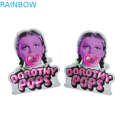 পুনর্ব্যবহারযোগ্য বিশেষ কাস্টম আকারের ডাই কাট 7 14 28g গামিজ শিশু প্রতিরোধী অ্যালুমিনিয়াম ফয়েল ক্যান্ডি মাইলার ব্যাগ