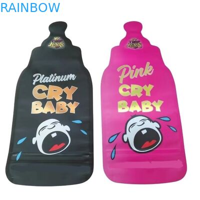 কাস্টম মুদ্রণ 3.5g মাইলার ব্যাগ ডাই কাট অনিয়মিত ব্যাগ সঙ্গে জিপলক বৃত্তাকার মাইলার নরম স্পর্শ প্লাস্টিক খাদ্য মিষ্টি ব্যাগ